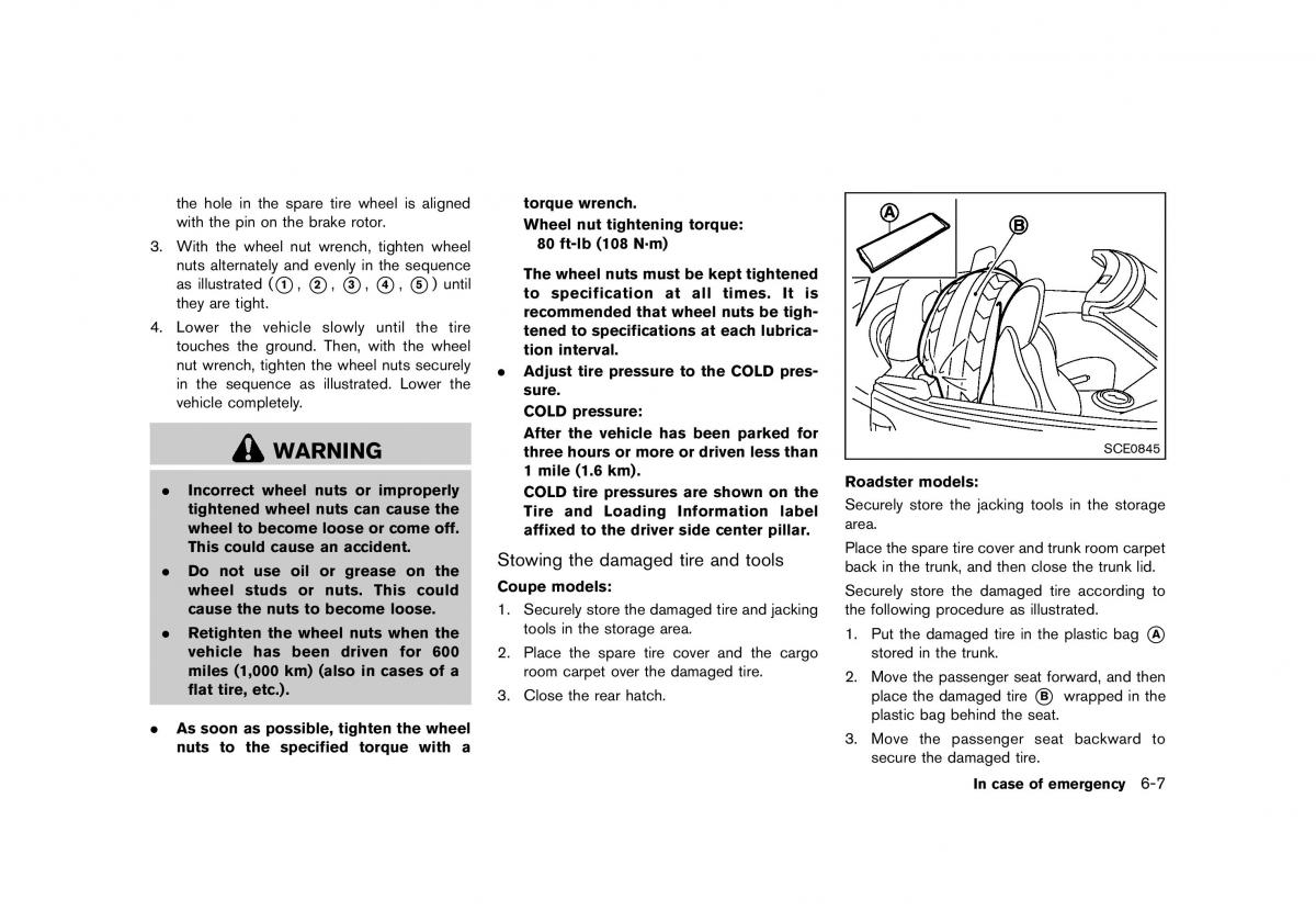 Nissan 370Z owners manual / page 327