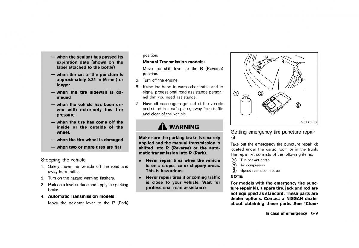 Nissan 370Z owners manual / page 329