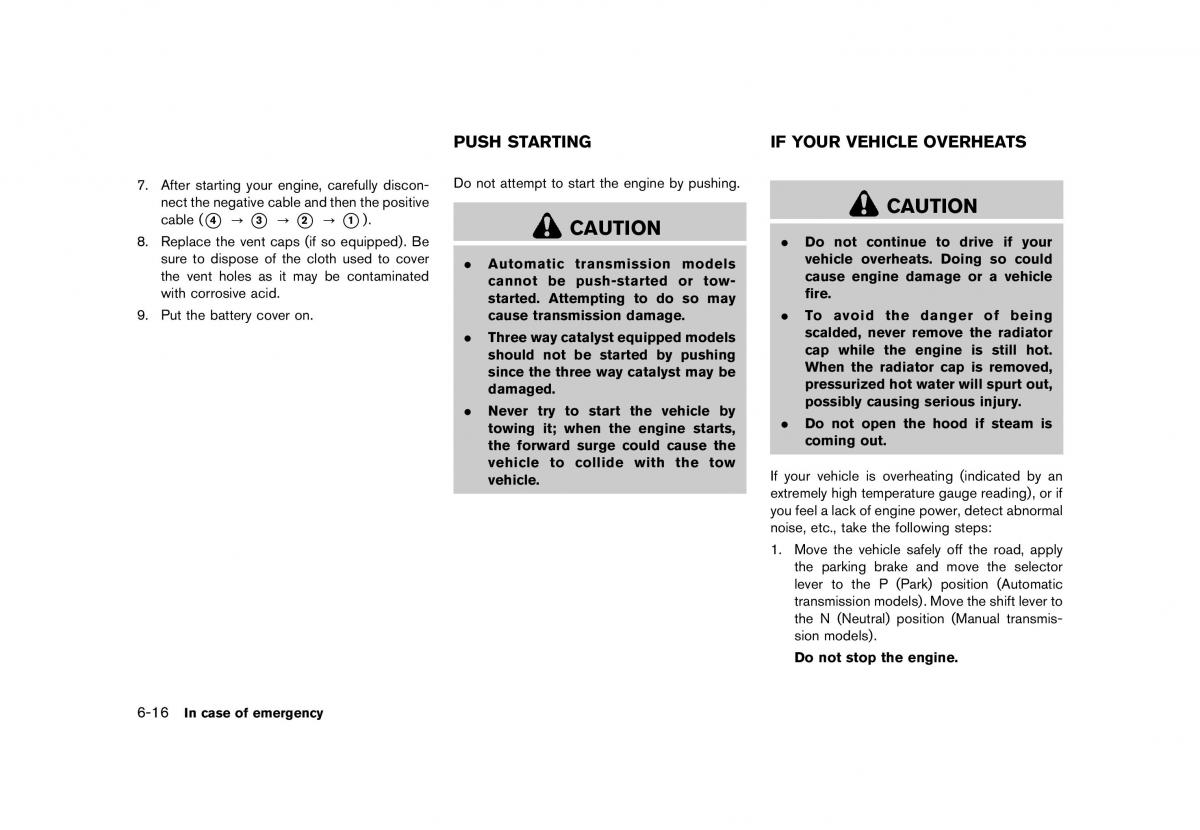 Nissan 370Z owners manual / page 336