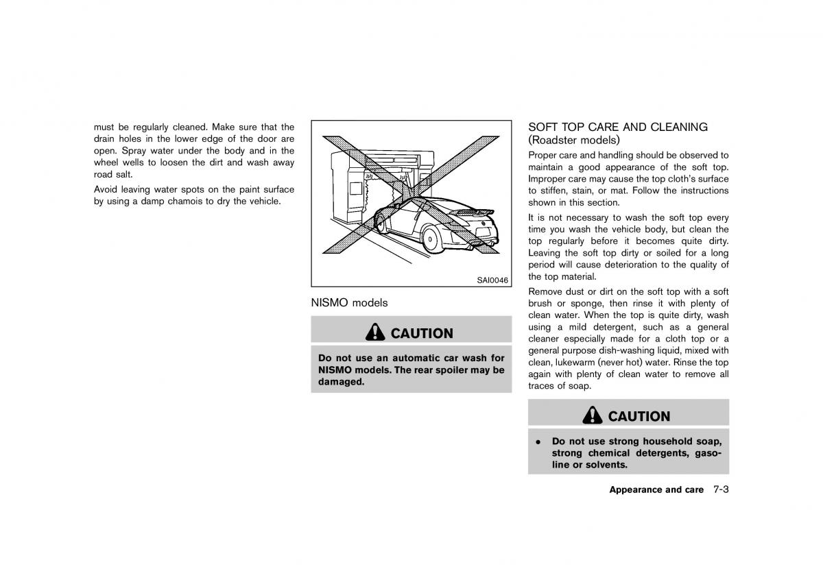 Nissan 370Z owners manual / page 345