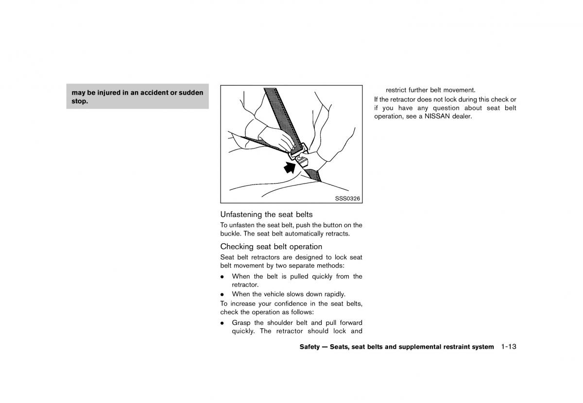 Nissan 370Z owners manual / page 35