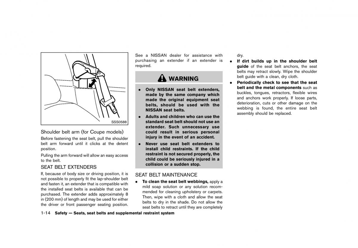 Nissan 370Z owners manual / page 36