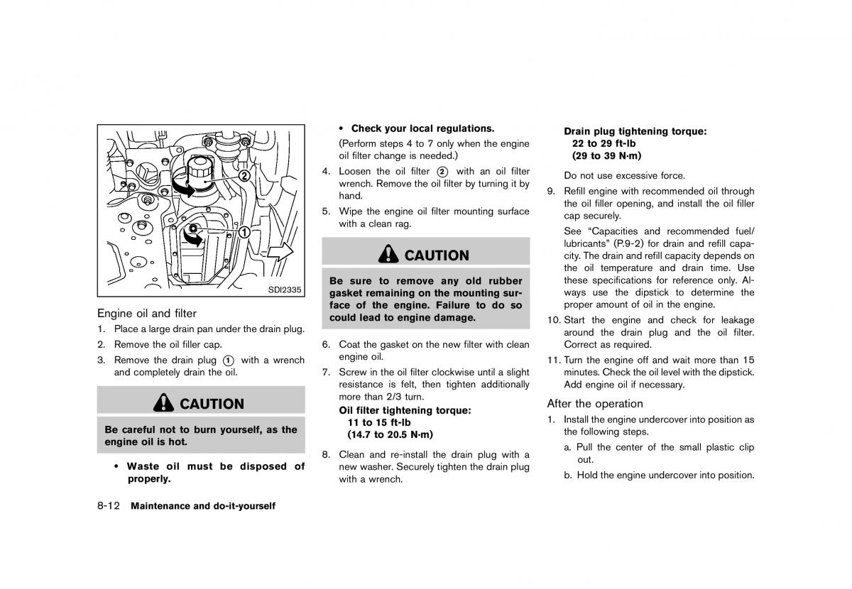 Nissan 370Z owners manual / page 362