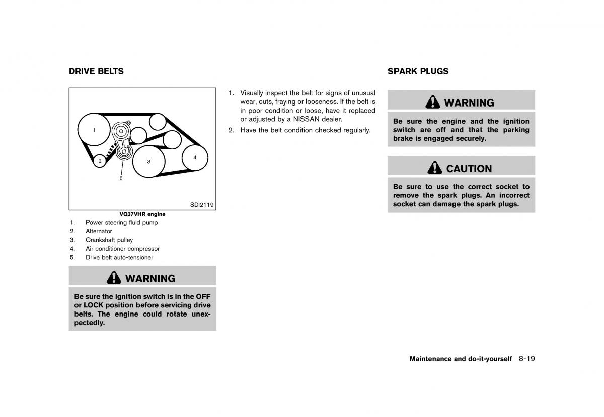 Nissan 370Z owners manual / page 369