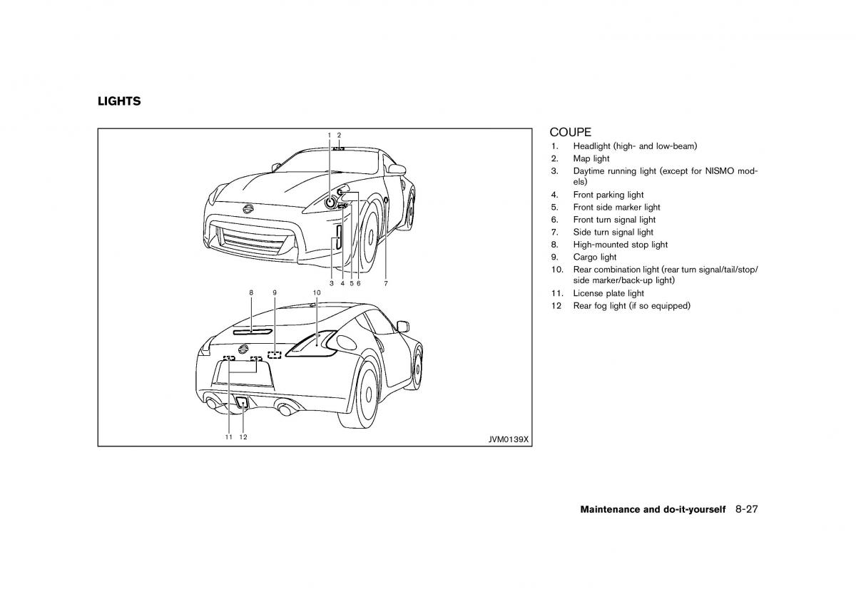 Nissan 370Z owners manual / page 377