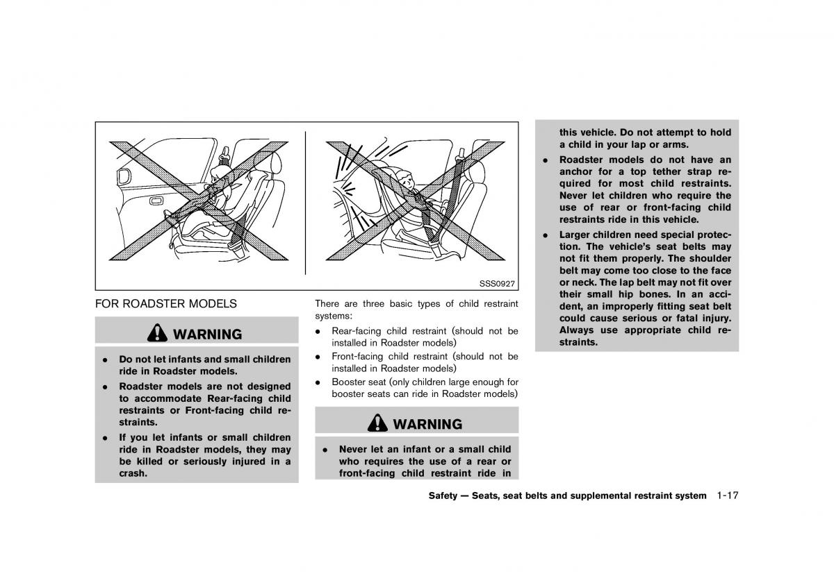 Nissan 370Z owners manual / page 39