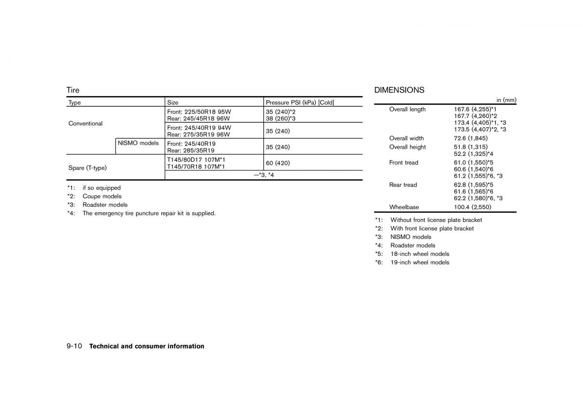 Nissan 370Z owners manual / page 402