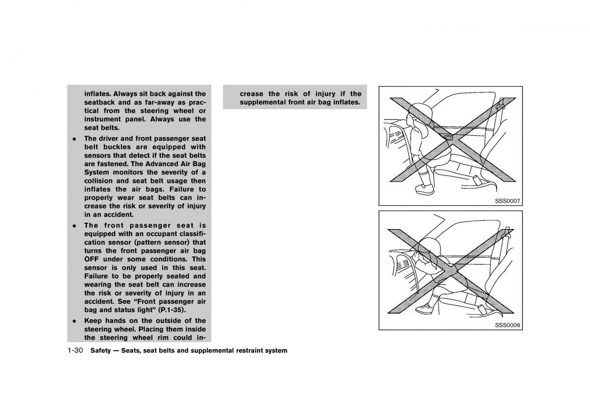 Nissan 370Z owners manual / page 52