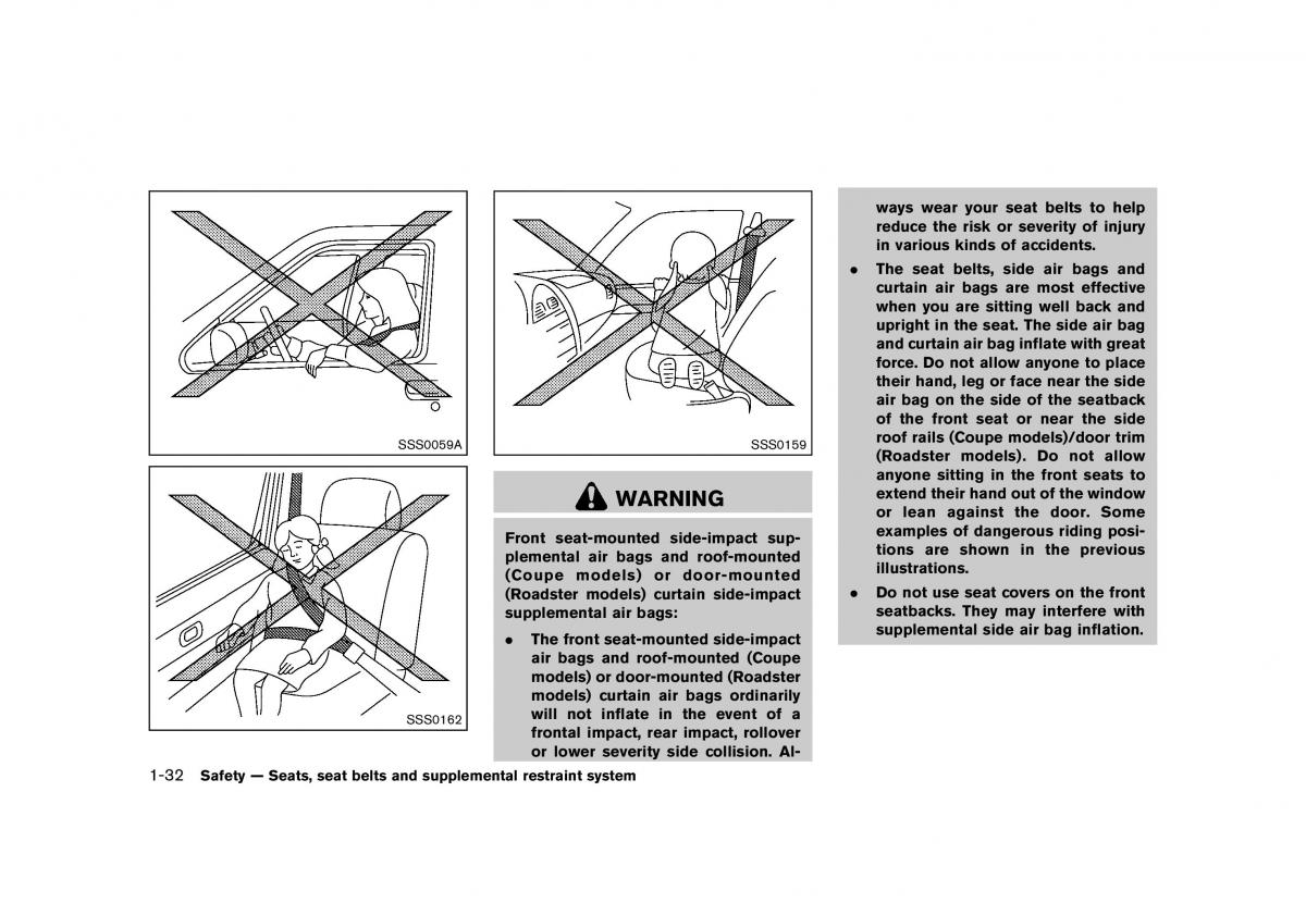 Nissan 370Z owners manual / page 54