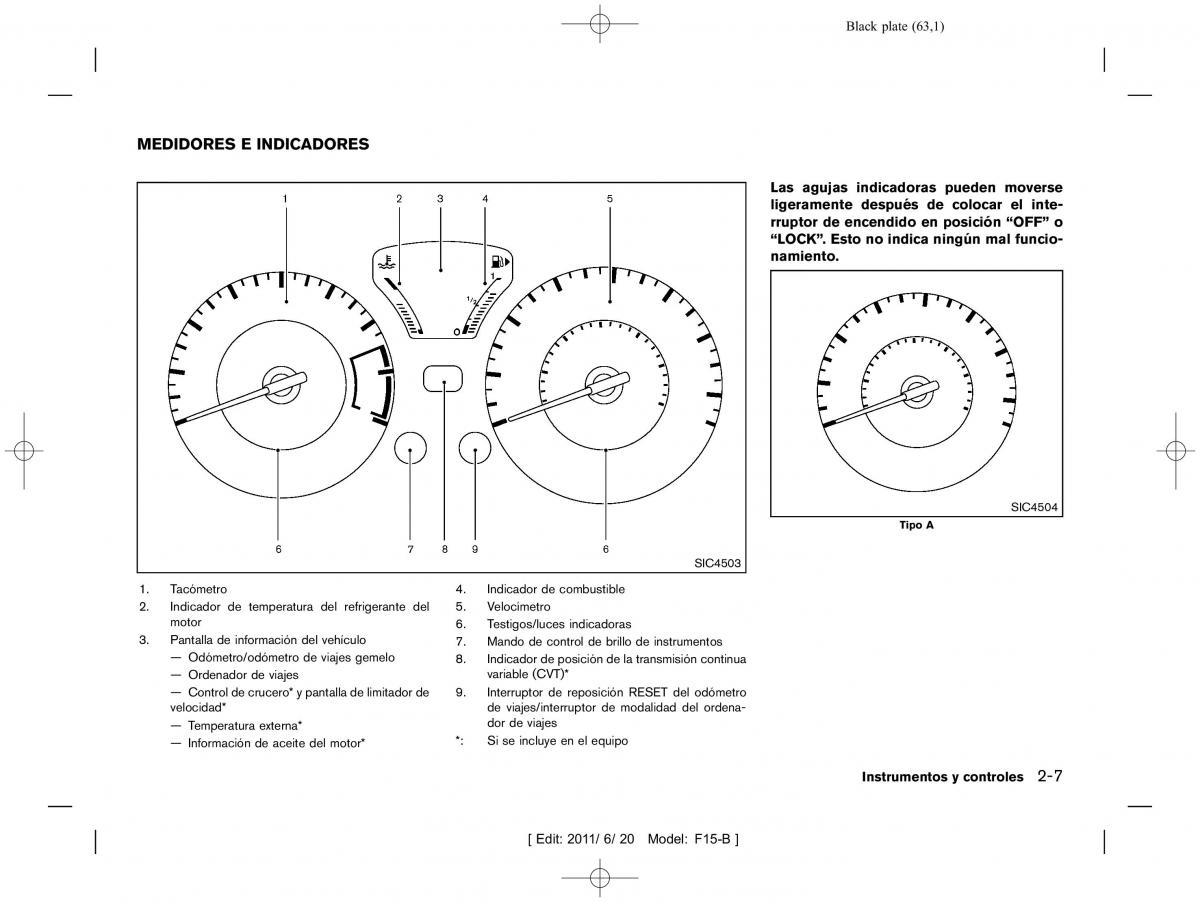 Nissan Juke manual del propietario / page 65