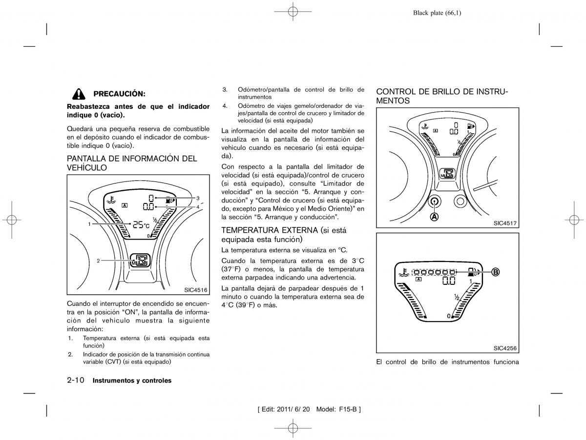 Nissan Juke manual del propietario / page 68