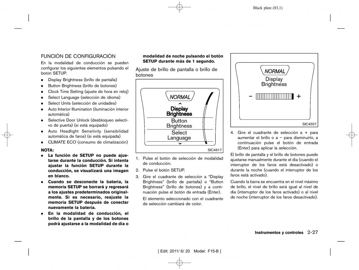 Nissan Juke manual del propietario / page 85