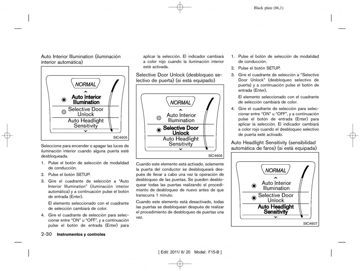 Nissan Juke manual del propietario / page 88