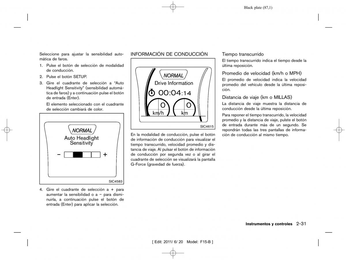 Nissan Juke manual del propietario / page 89