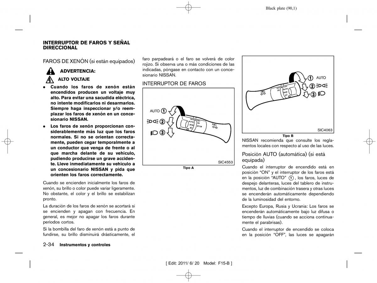 Nissan Juke manual del propietario / page 92