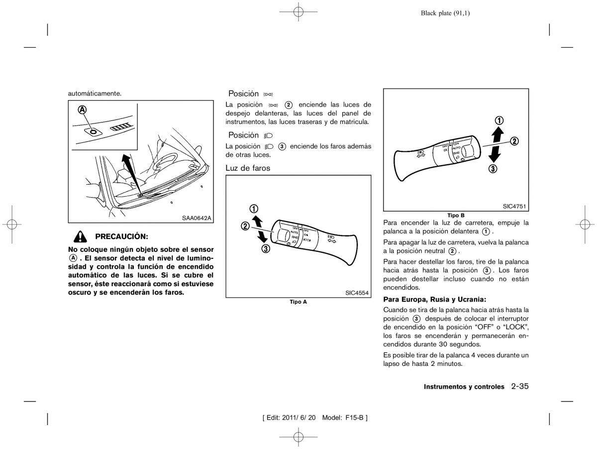 Nissan Juke manual del propietario / page 93