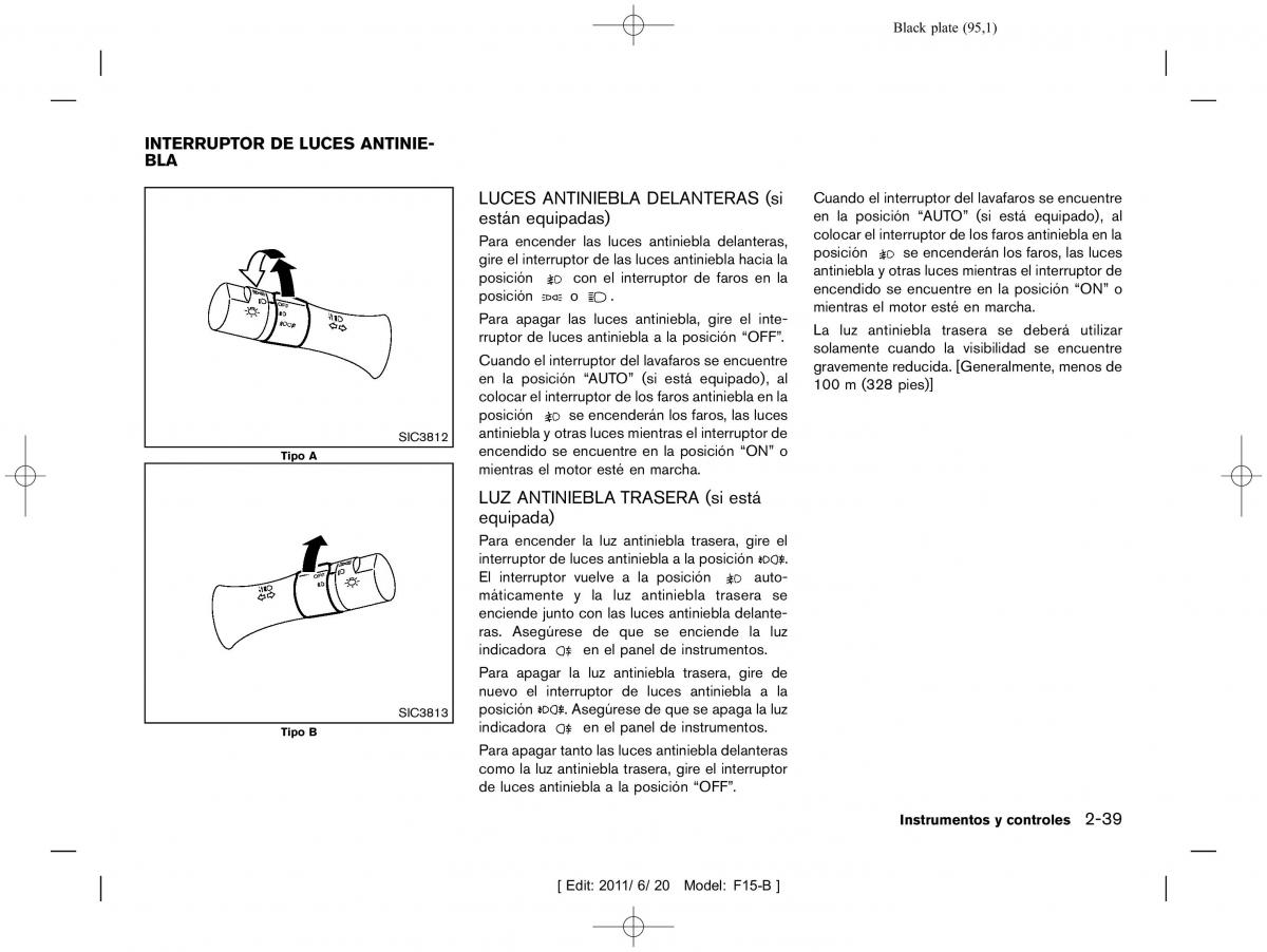 Nissan Juke manual del propietario / page 97