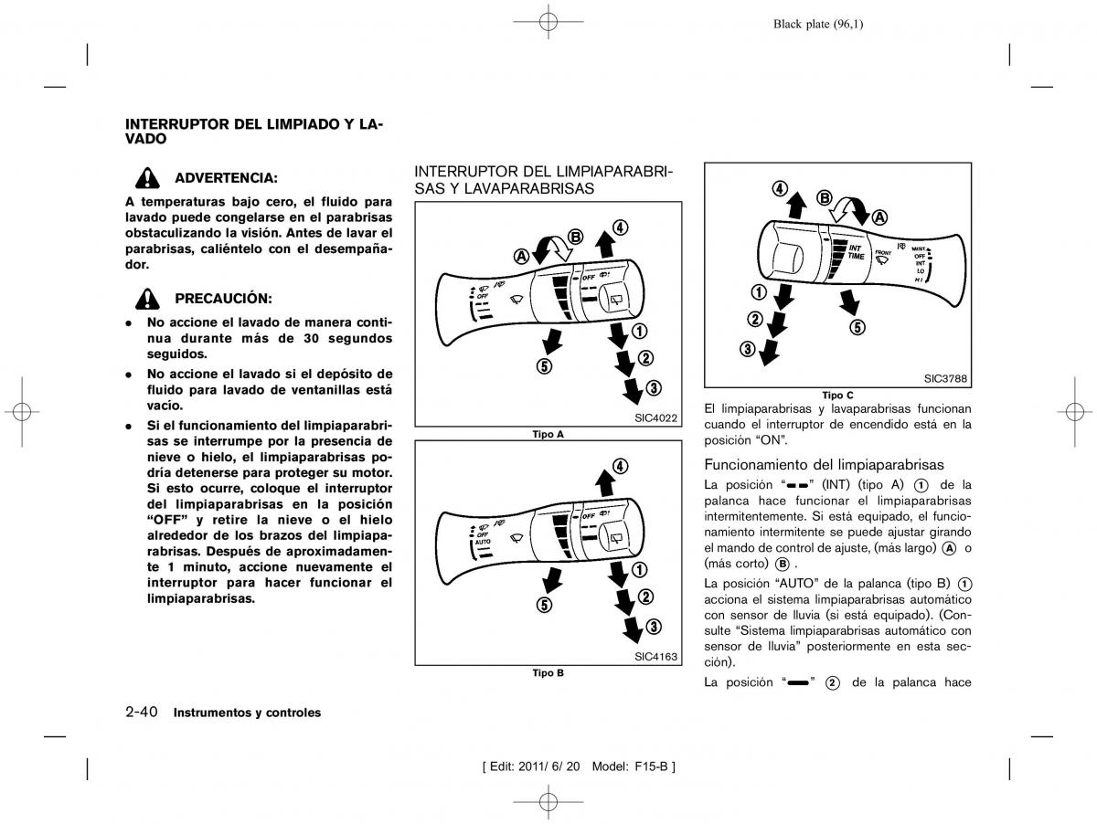 Nissan Juke manual del propietario / page 98