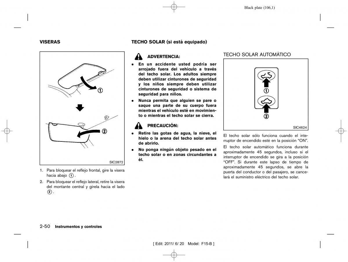 Nissan Juke manual del propietario / page 108