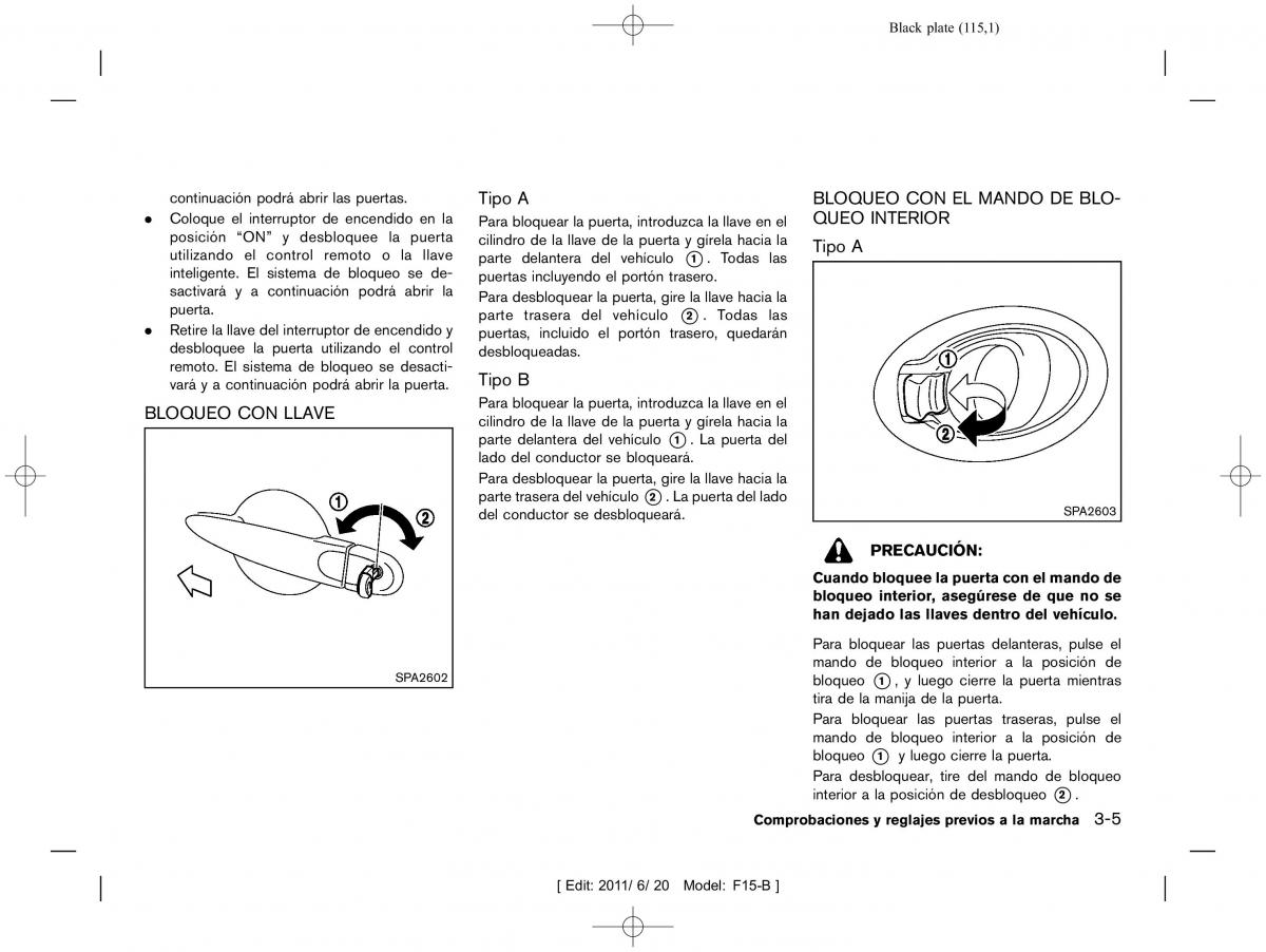 Nissan Juke manual del propietario / page 117