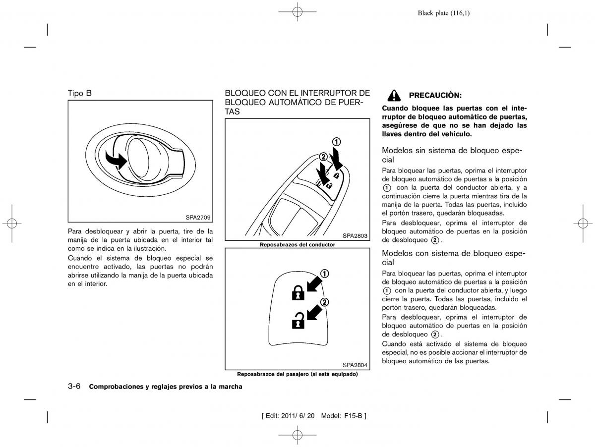 Nissan Juke manual del propietario / page 118