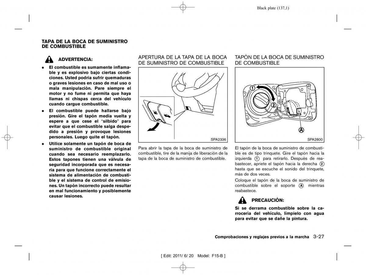 Nissan Juke manual del propietario / page 139