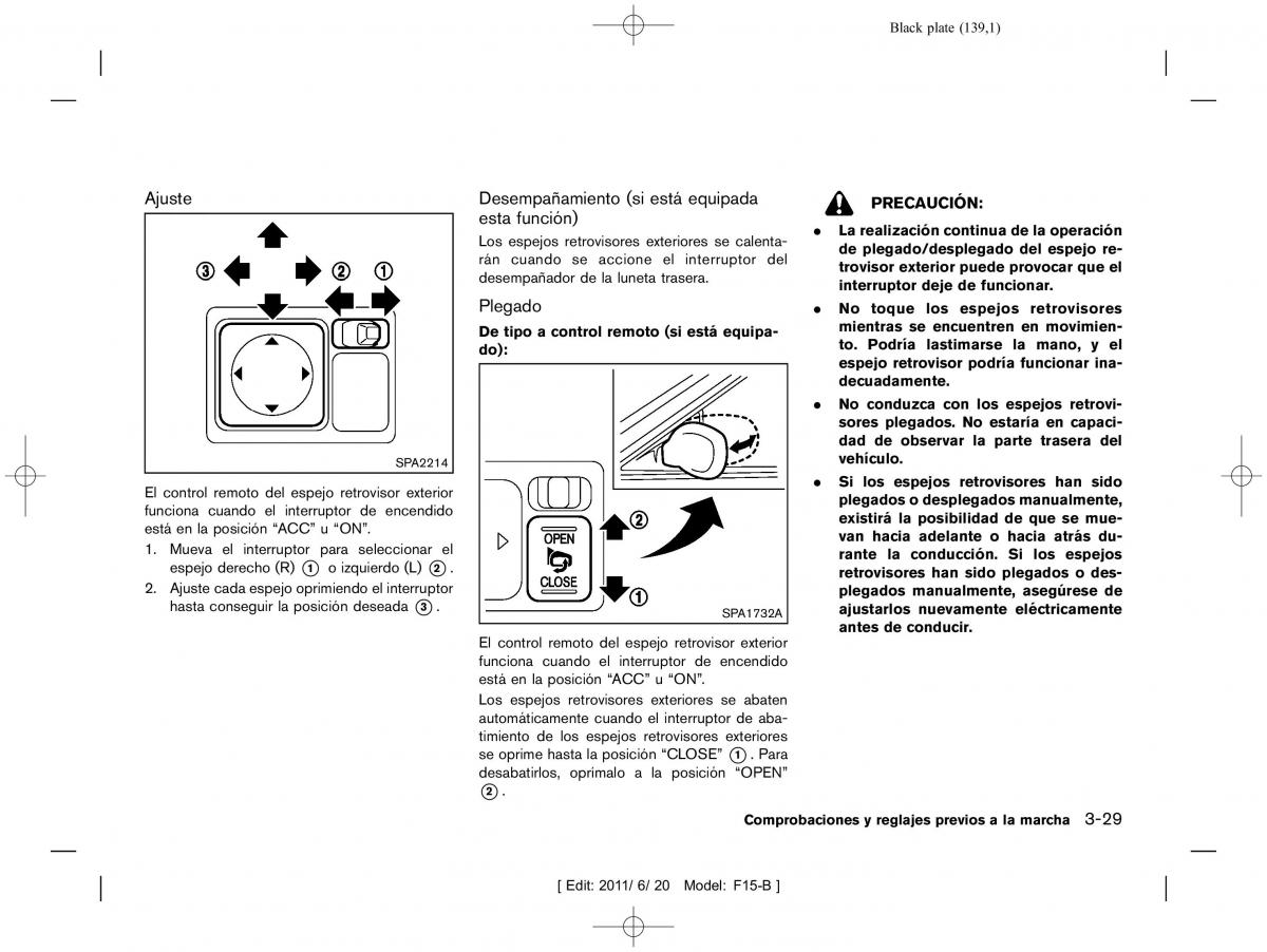 Nissan Juke manual del propietario / page 141