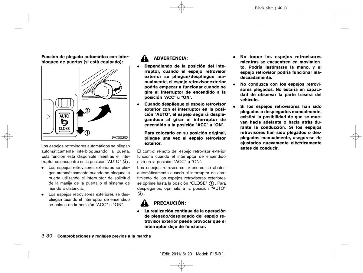 Nissan Juke manual del propietario / page 142