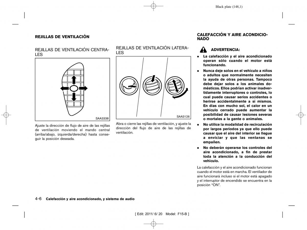 Nissan Juke manual del propietario / page 150