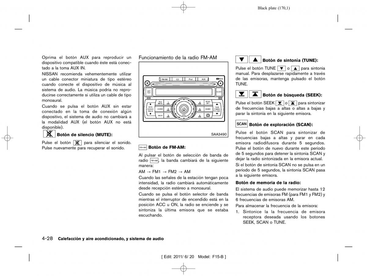 Nissan Juke manual del propietario / page 172