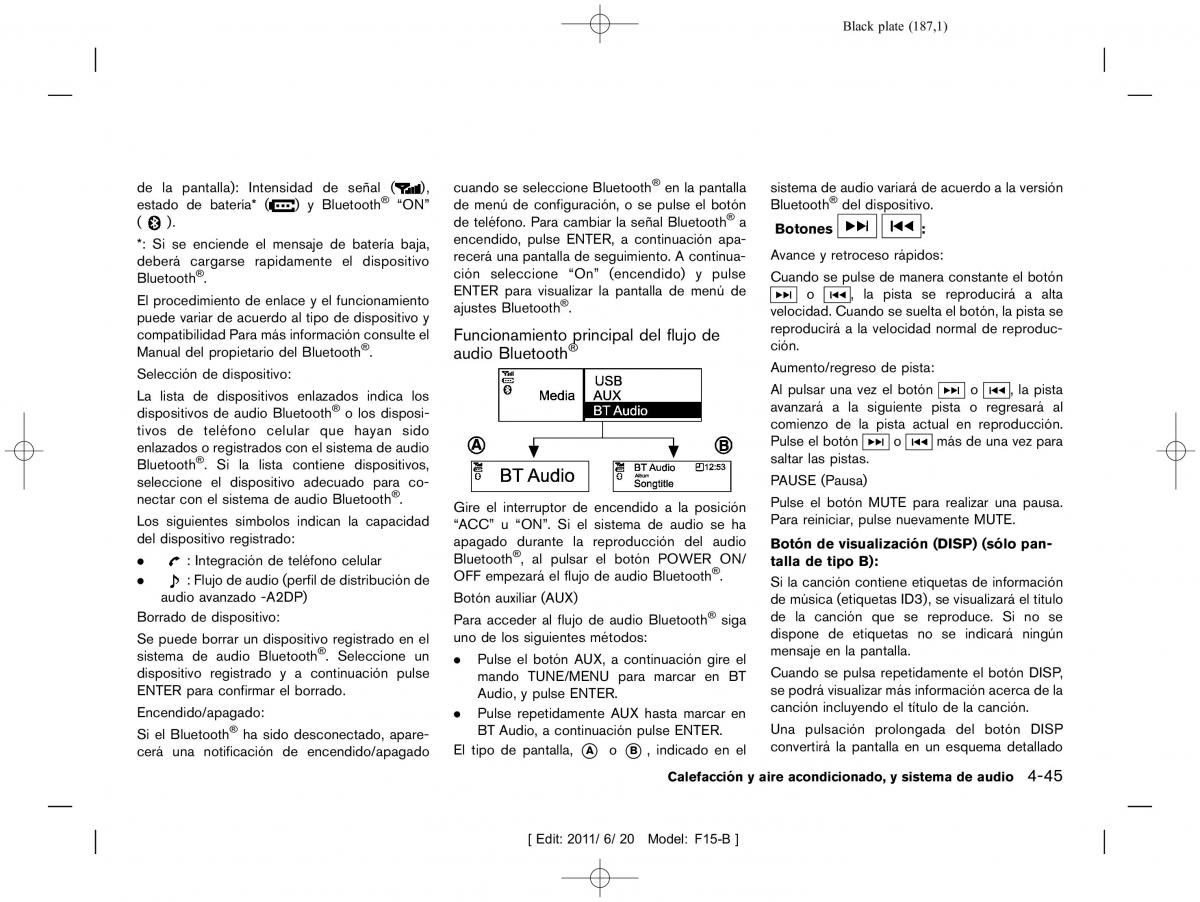 Nissan Juke manual del propietario / page 189