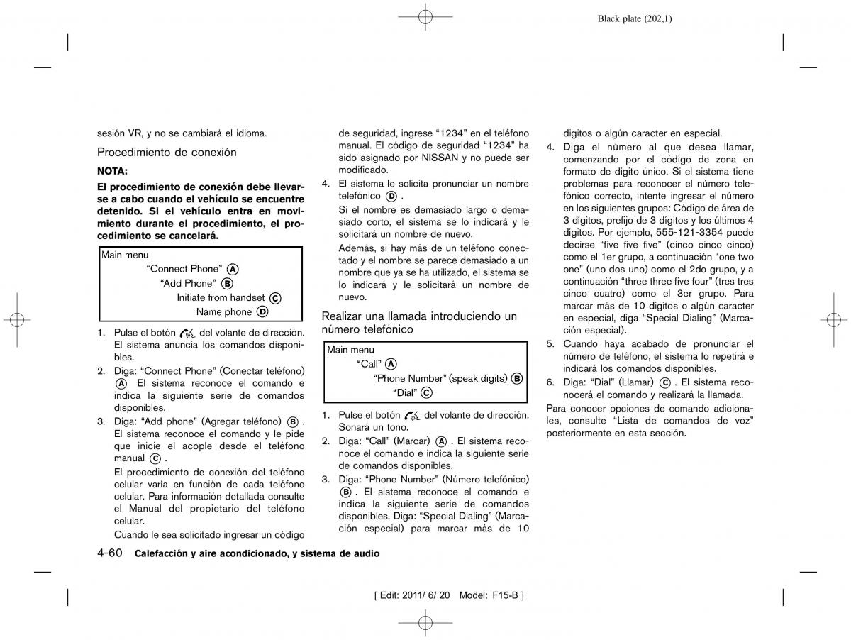 Nissan Juke manual del propietario / page 204