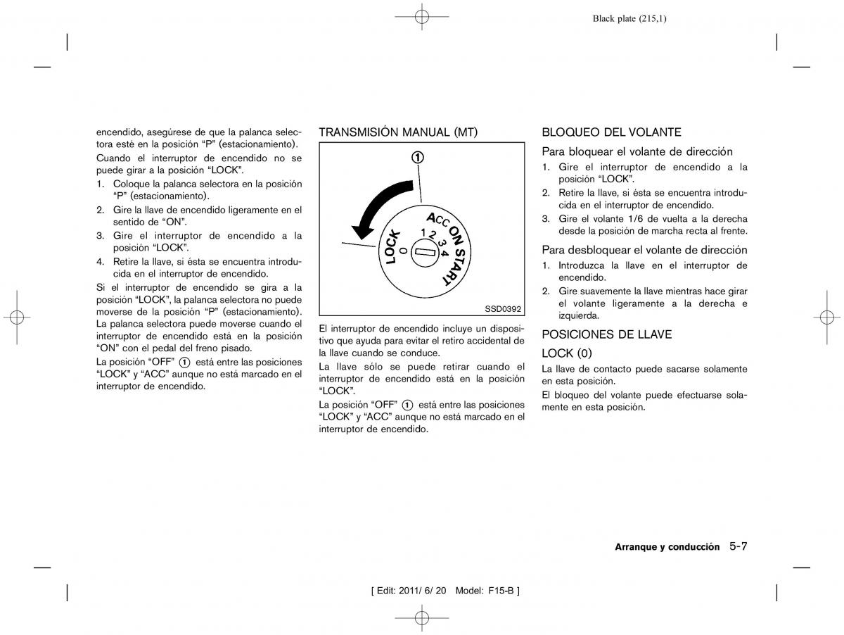 Nissan Juke manual del propietario / page 217