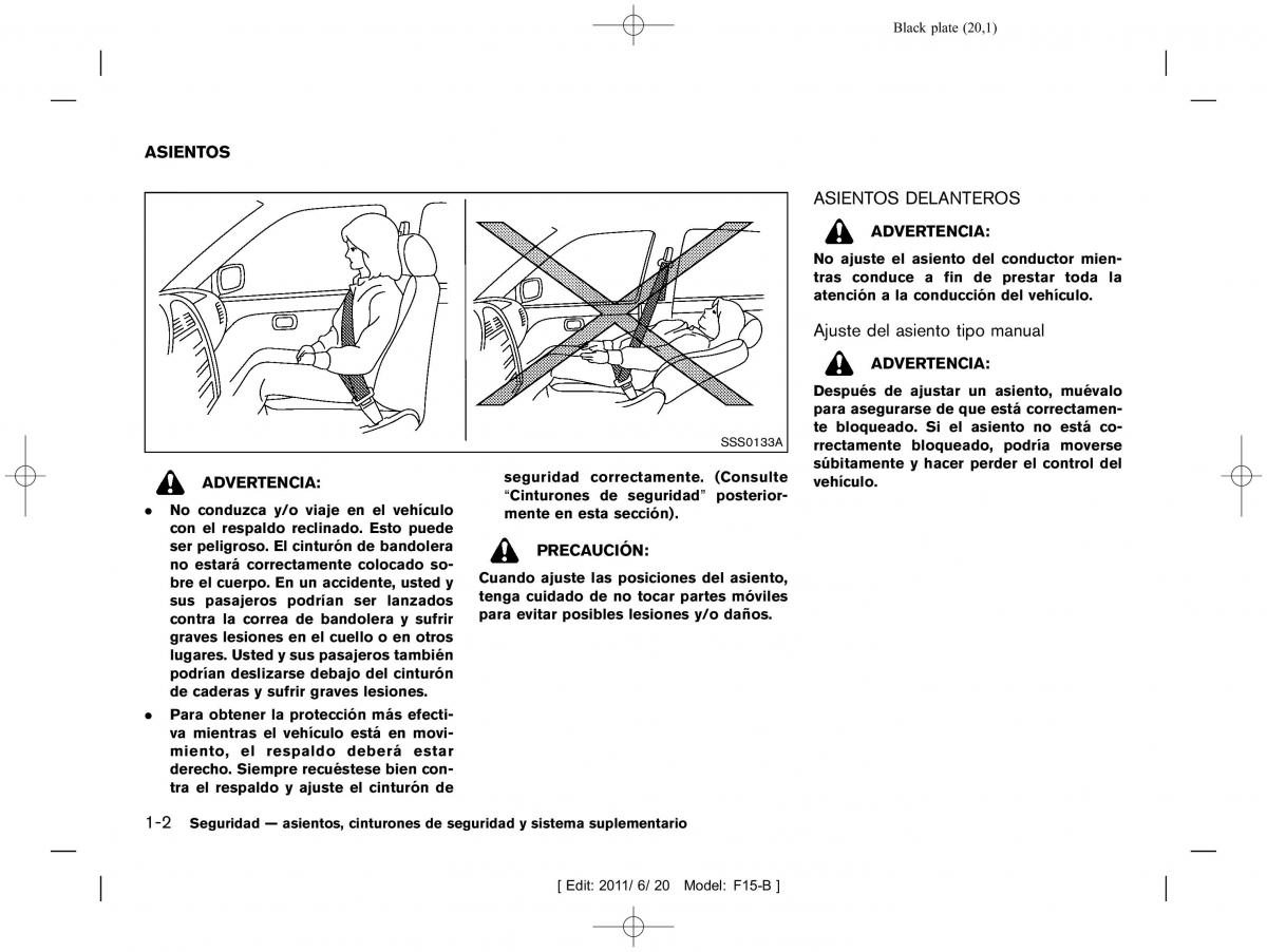 Nissan Juke manual del propietario / page 22