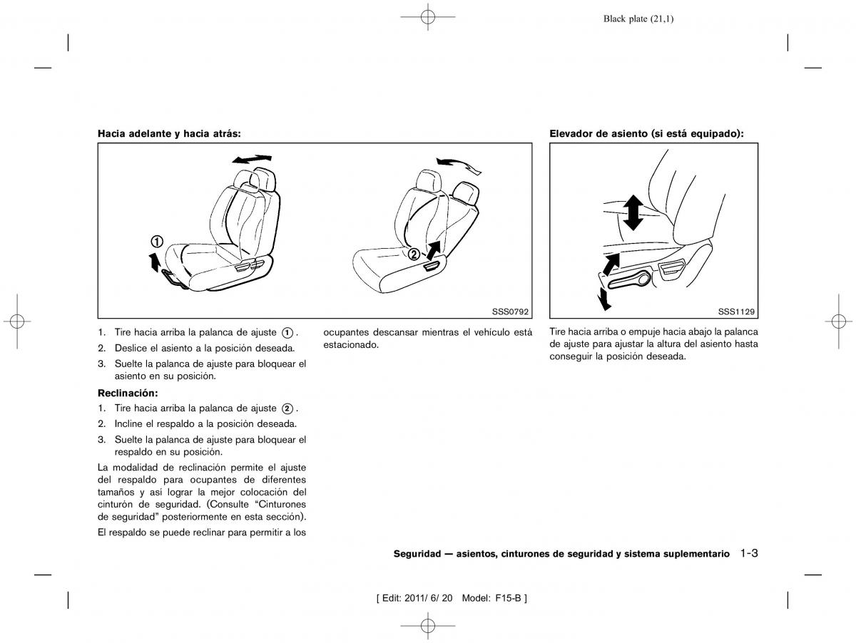 Nissan Juke manual del propietario / page 23