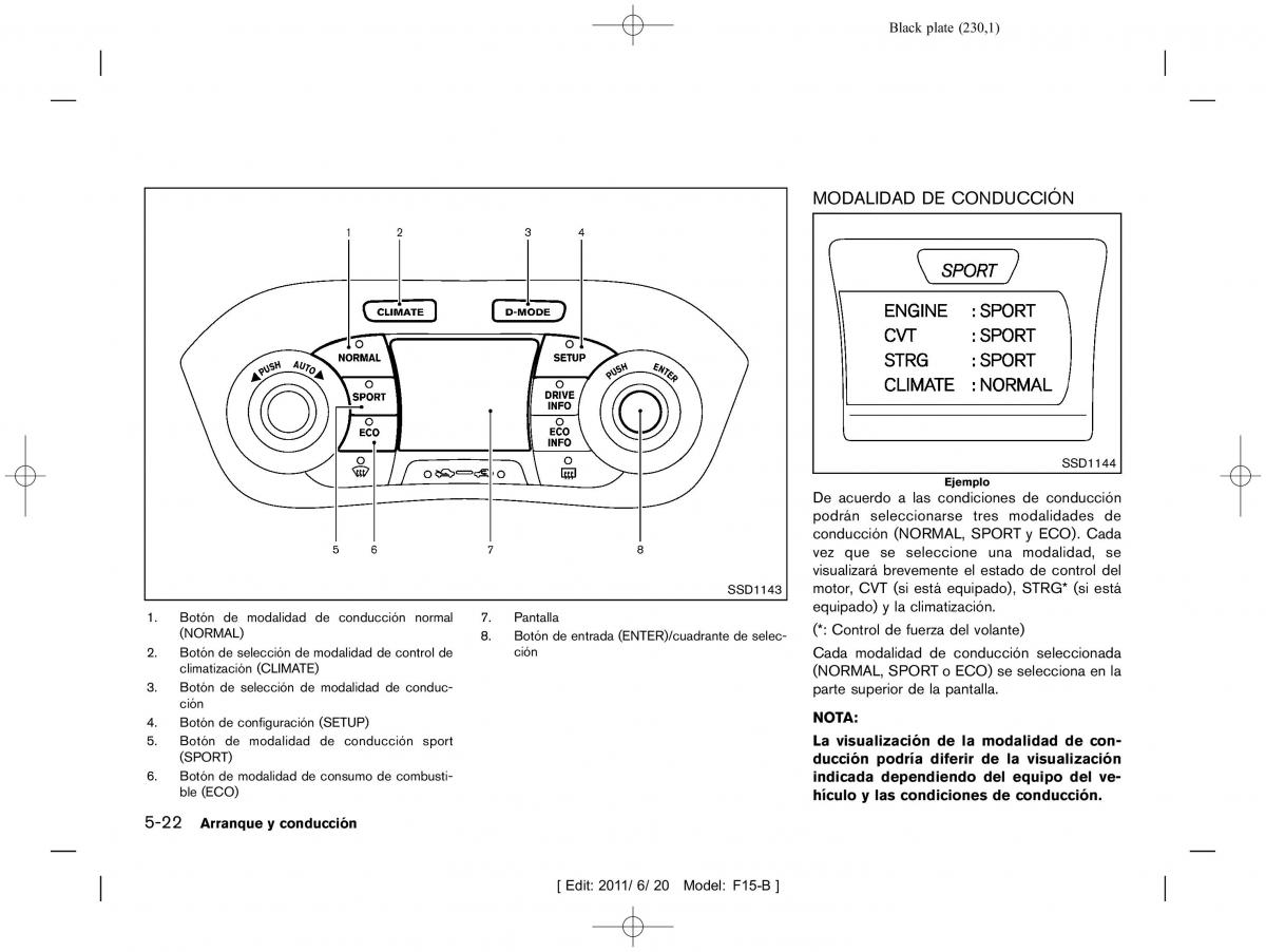 Nissan Juke manual del propietario / page 232