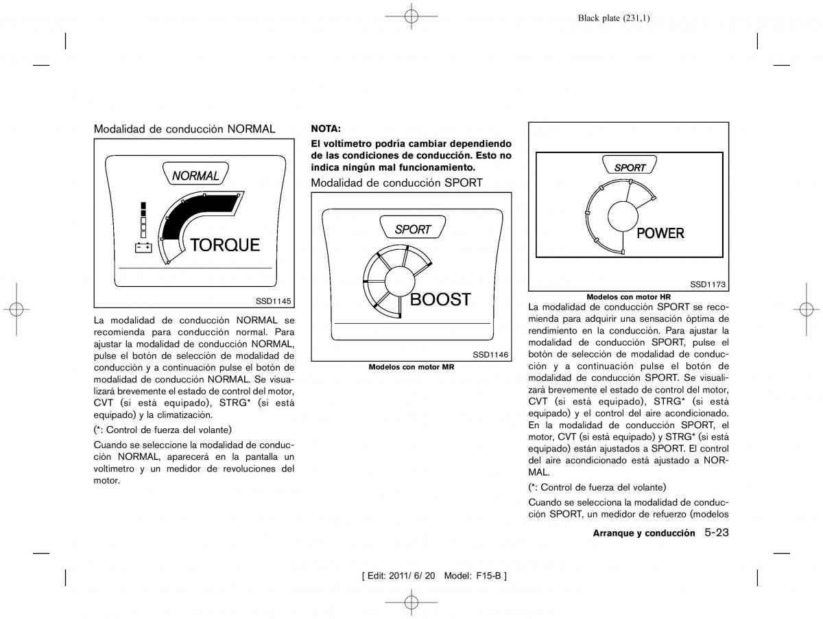 Nissan Juke manual del propietario / page 233