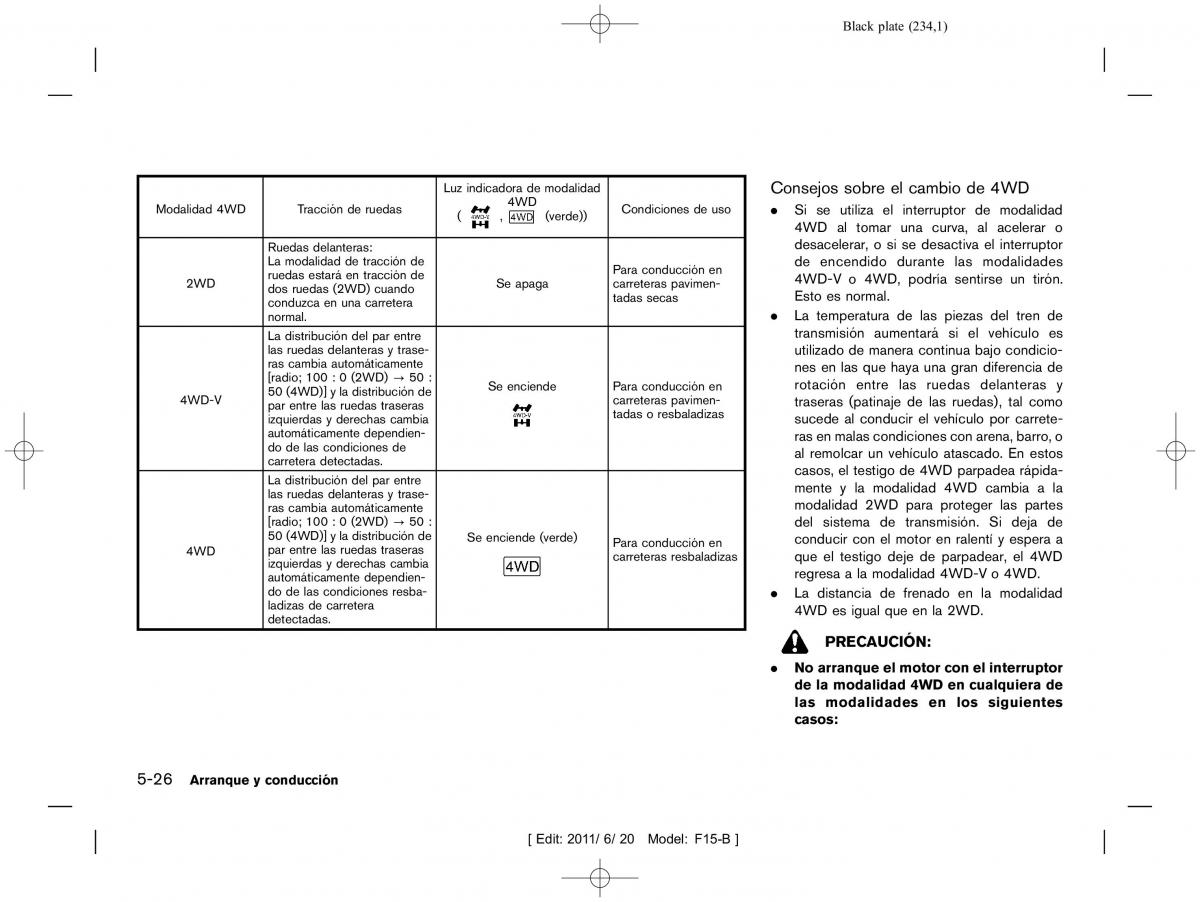 Nissan Juke manual del propietario / page 236