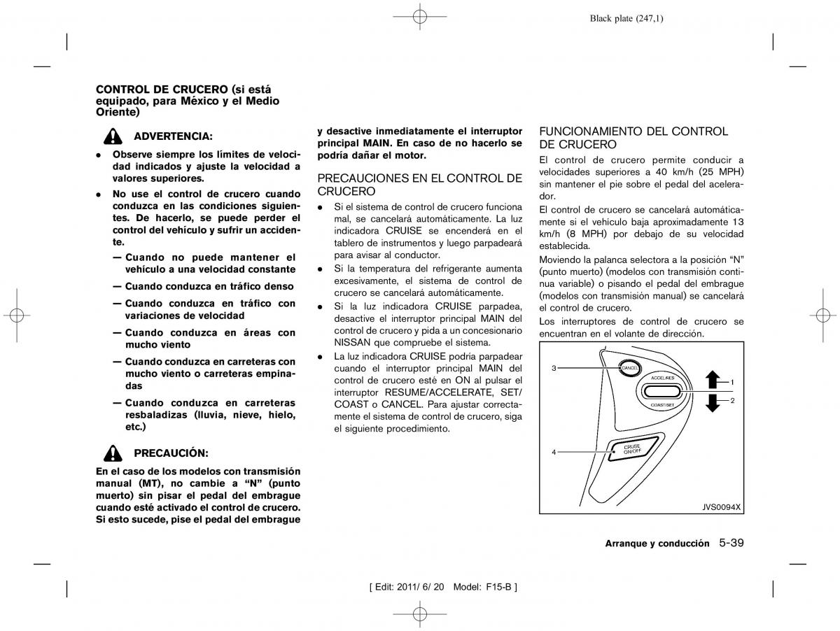 Nissan Juke manual del propietario / page 249