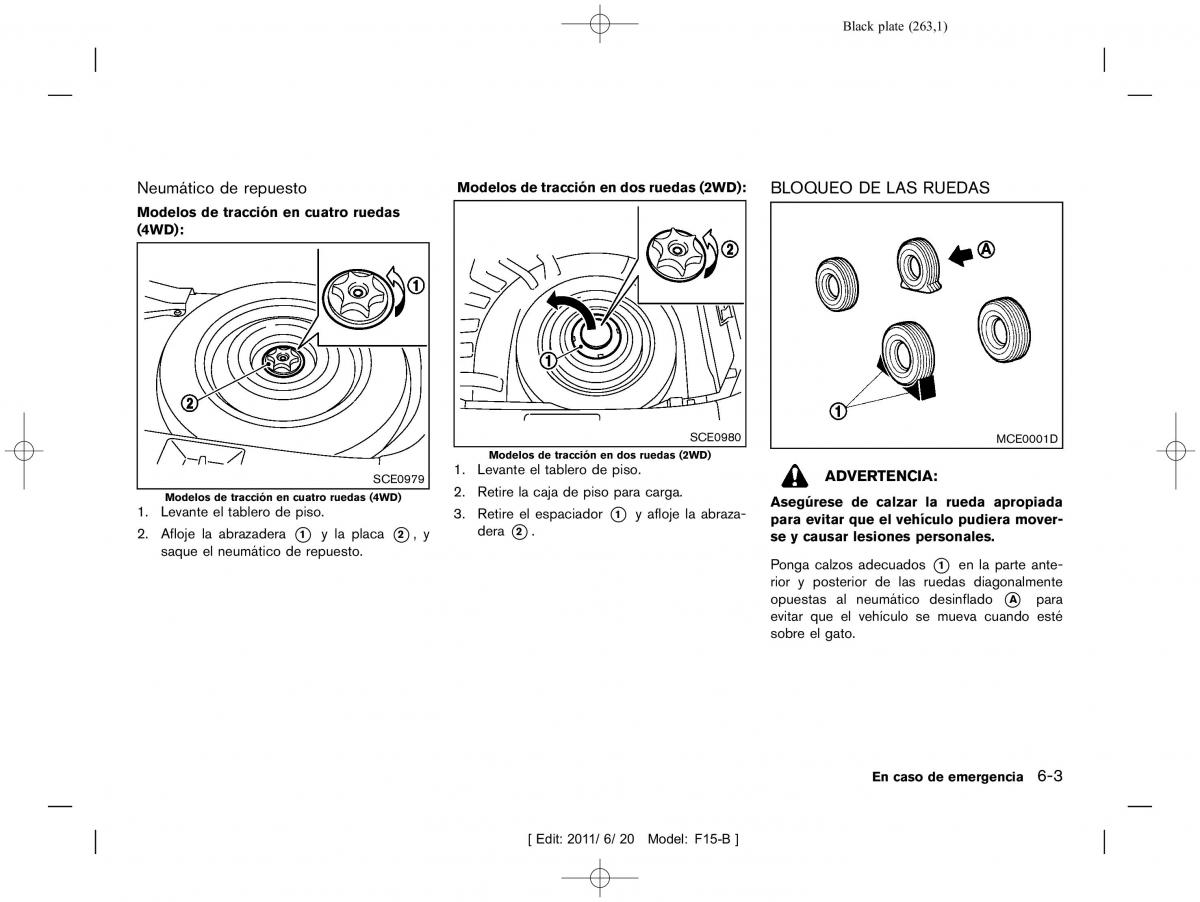 Nissan Juke manual del propietario / page 265