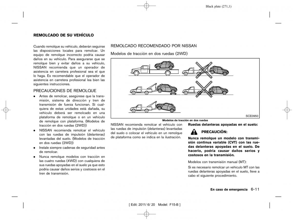 Nissan Juke manual del propietario / page 273