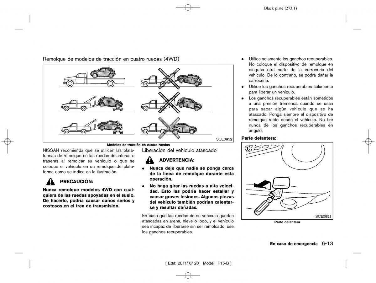 Nissan Juke manual del propietario / page 275