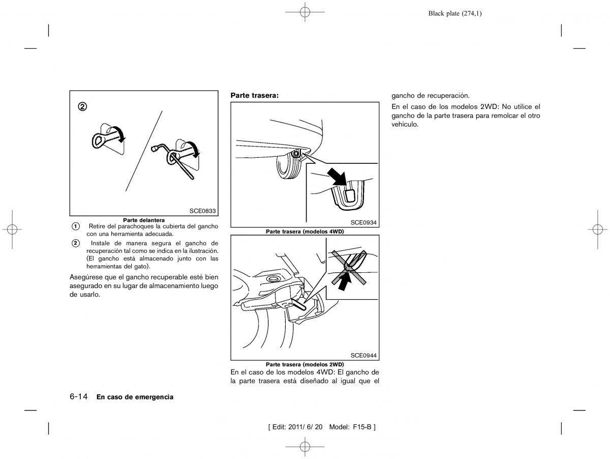 Nissan Juke manual del propietario / page 276