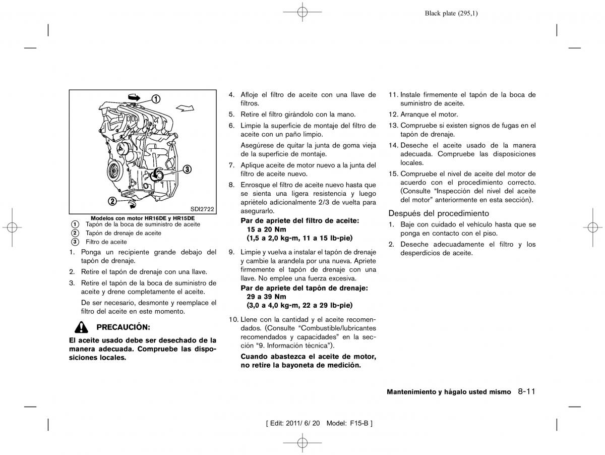 Nissan Juke manual del propietario / page 297