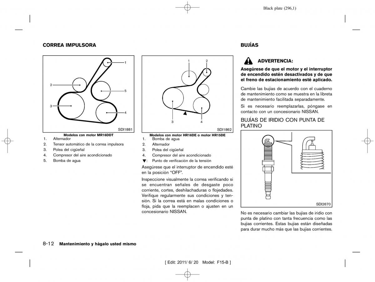 Nissan Juke manual del propietario / page 298