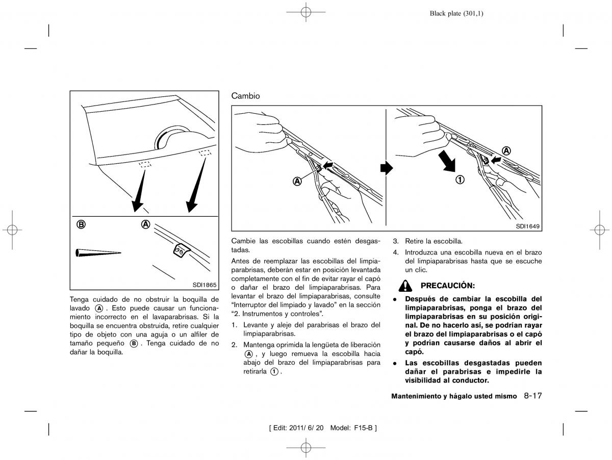 Nissan Juke manual del propietario / page 303