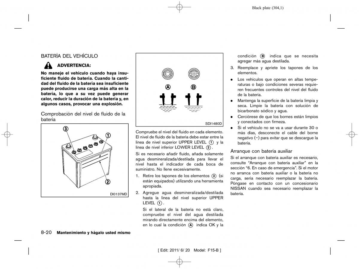 Nissan Juke manual del propietario / page 306