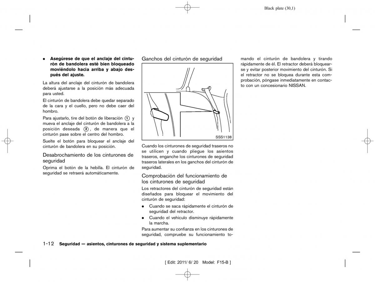 Nissan Juke manual del propietario / page 32