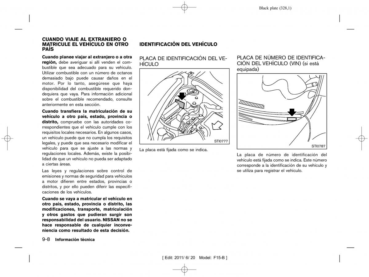 Nissan Juke manual del propietario / page 330