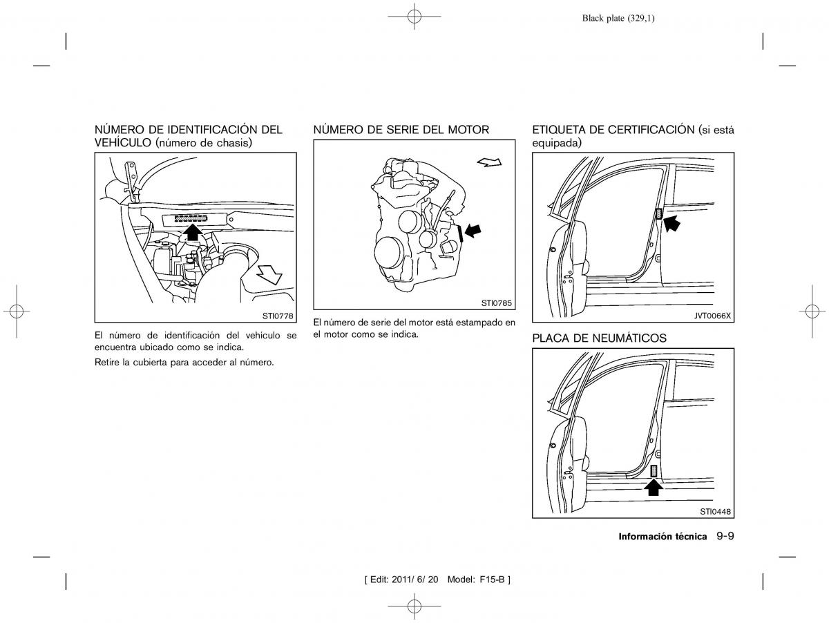 Nissan Juke manual del propietario / page 331